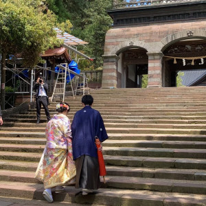 花嫁行列|612928さんの尾山神社結婚式場 金渓閣（営業終了）の写真(1420814)