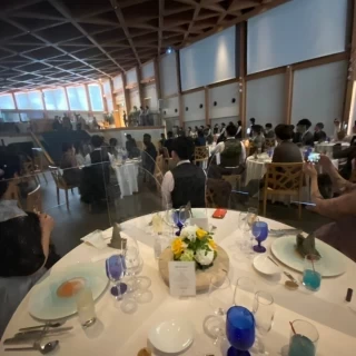 とても開放感のある会場