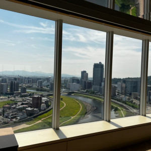 披露宴会場からの眺めです。|613030さんのANAクラウンプラザホテル熊本ニュースカイの写真(1606016)