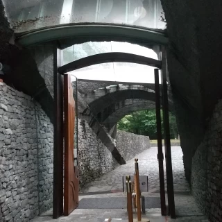 チャペル入り口（ここから先が撮影NG）