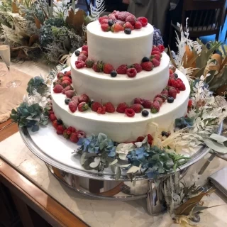 ウェディングケーキ。