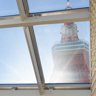 挙式会場からの東京タワー