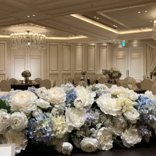 披露宴会場新郎新婦目線