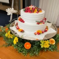 ウェデングケーキ
装花