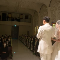 自分たちの言葉で誓いの言葉を言いました