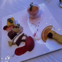 最後に出てくるデザートがとてもおいしかった