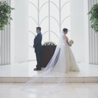 両親と対面の前に二人で写真撮影が豊富にありました。