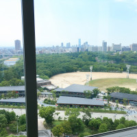 チャペルから見える大阪の景色です。
