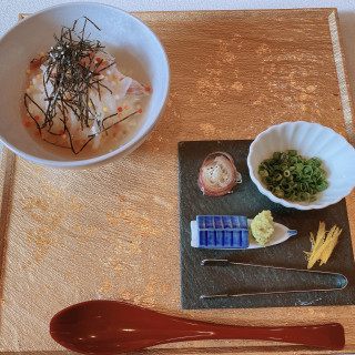 鯛茶漬けです。