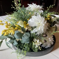 緑をメインにした装花です。