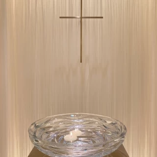 チャペル内にあるキャンドルです
