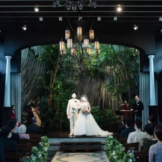 新郎新婦入場後