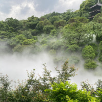 雲海が素敵！とゲストも喜んでいました。