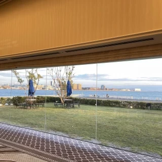 会場から見えるガーデン