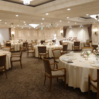 可愛い雰囲気の会場