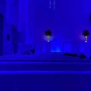 ブルーのライトの演出でとても美しいです