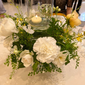 ゲストテーブル装花|614474さんのアーカンジェル迎賓館 天神（営業終了）の写真(1503016)