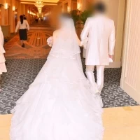 挙式の入場前です。
