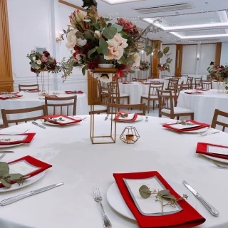 各テーブルの装飾後の写真です。