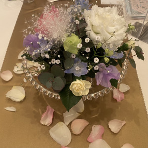 テーブルのお花です！|614862さんのホテルモントレ仙台の写真(1435557)