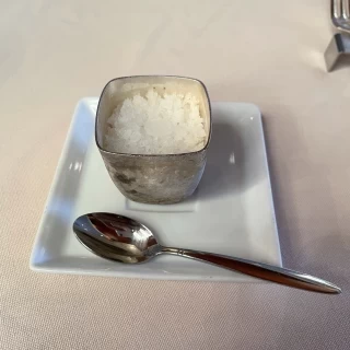 お口直しのシャーベット