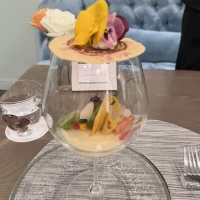 お花と季節野菜をベースにした試食会
