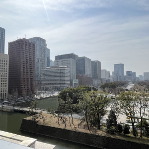 チャペル出たとこから見える眺めです|615272さんのパレスホテル東京(PALACE HOTEL TOKYO)の写真(1445342)