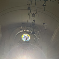 天井のステンドグラス