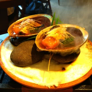 この蚫は美味しい