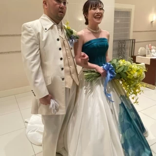 お色直し後入場直前