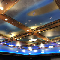 天井が珍しい装飾でした