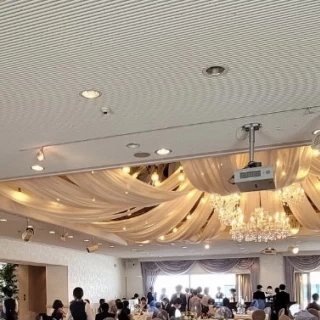明るく、広い開放感のある会場でした。
