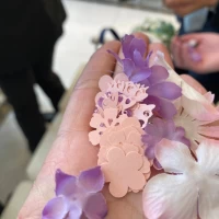 フラワーコンフェッティシャワーです。