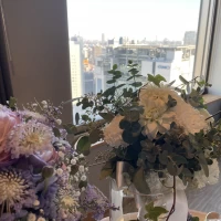 ブーケは2つ用意しました。