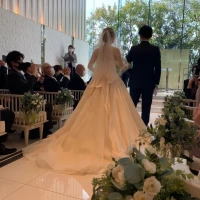 ドレスの後姿です。