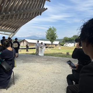 入場風景です