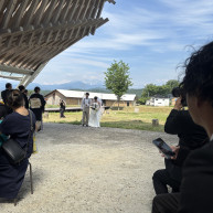 入場風景です