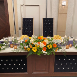 希望通りのお花や装飾をしてもらいました|615504さんのホテル メルパルク横浜の写真(1439980)