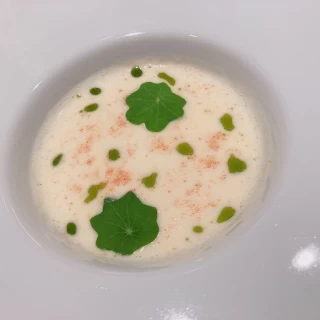 オプションで付けたスープです。
