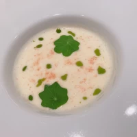 オプションで付けたスープです。