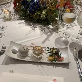 見た目も素敵な前菜。