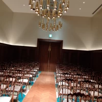 本番はジャズの生演奏もあるそうです。シックな雰囲気です。