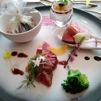 和洋折衷で食べやすいお食事でした。