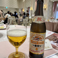 ビールが結婚式仕様