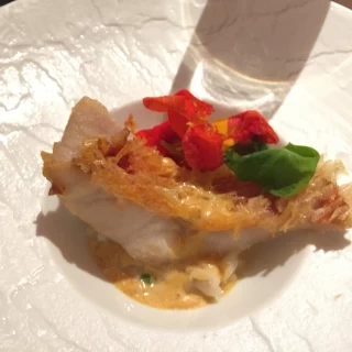 3品目：白身魚とリゾット