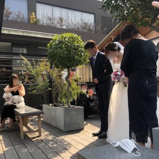 挙式の入場時
