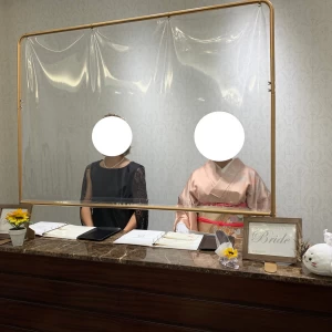 受付
コロナ対策でビニールカーテンを設置|616031さんの長野玉姫殿の写真(1445732)