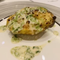 蝦夷鮑のグラタン