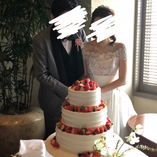ケーキ入刀