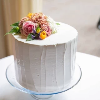 装花合わせケーキ